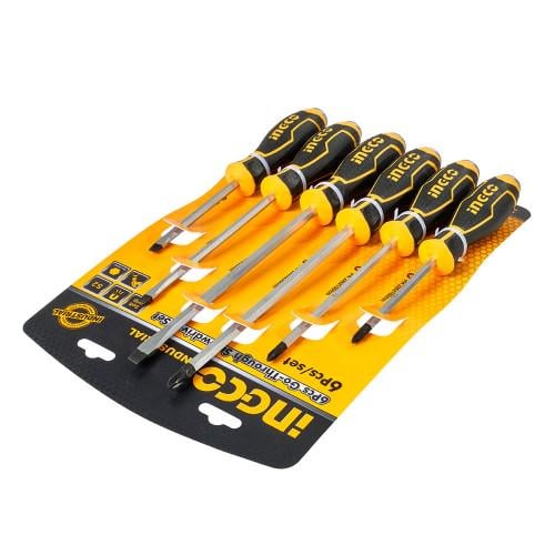 Набір ударних викруток Ingco Industrial 6 шт. (10636098) - фото 5 Набір ударних викруток Ingco Industrial 6 шт. (10636098) - фото 5