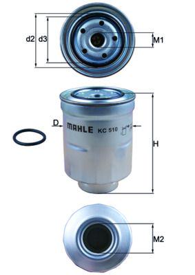 Фильтр топливный KNECHT KC510D - фото 2