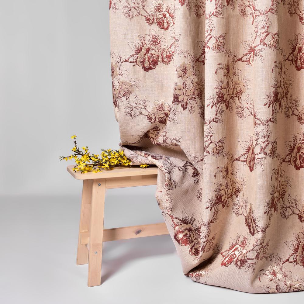 Ткань портьерная Фонлук V-8 Теракот (24912)