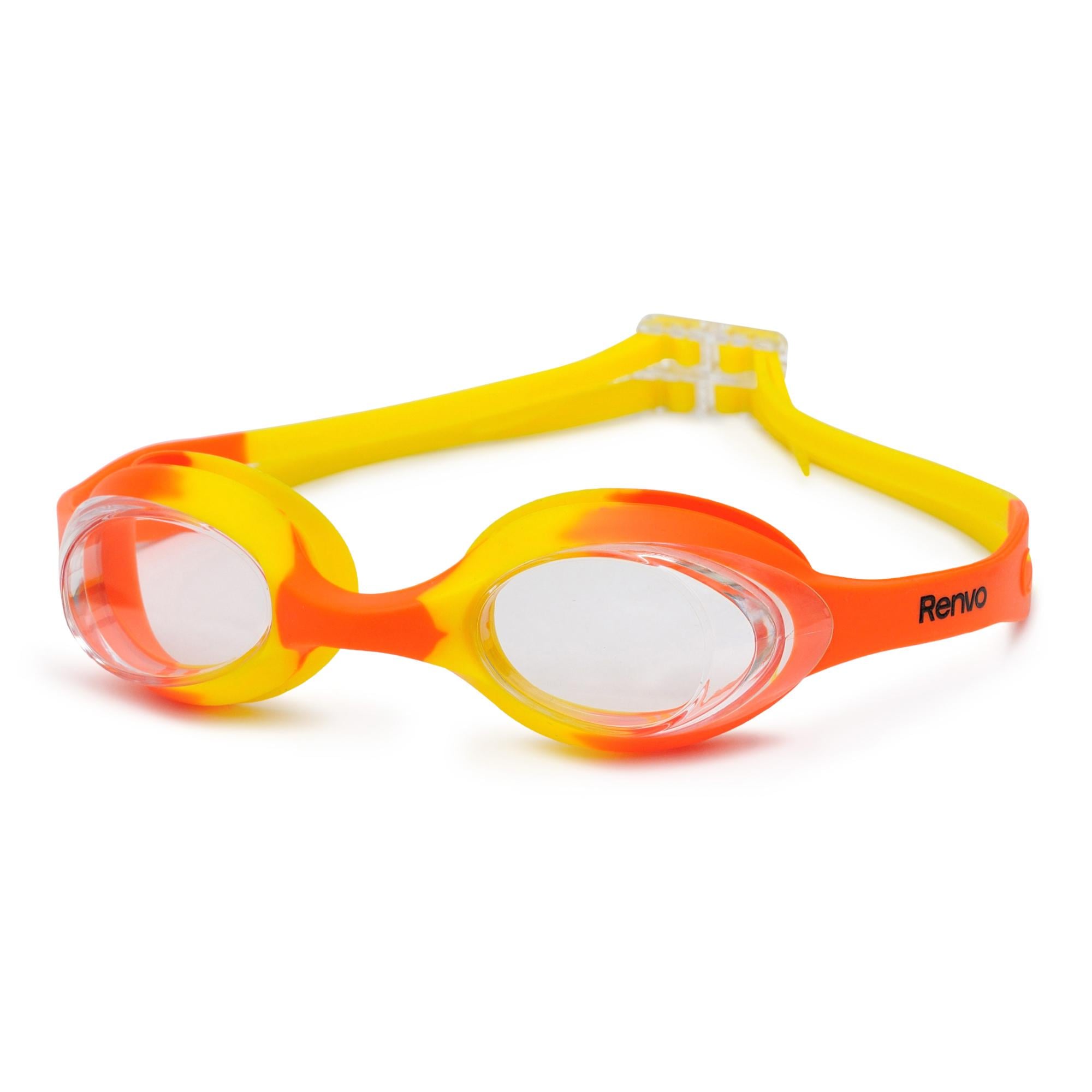 Окуляри для плавання дитячі Renvo Ailao JR Anti-fog OSFM Жовтий/Помаранчевий (1SG200-0812)