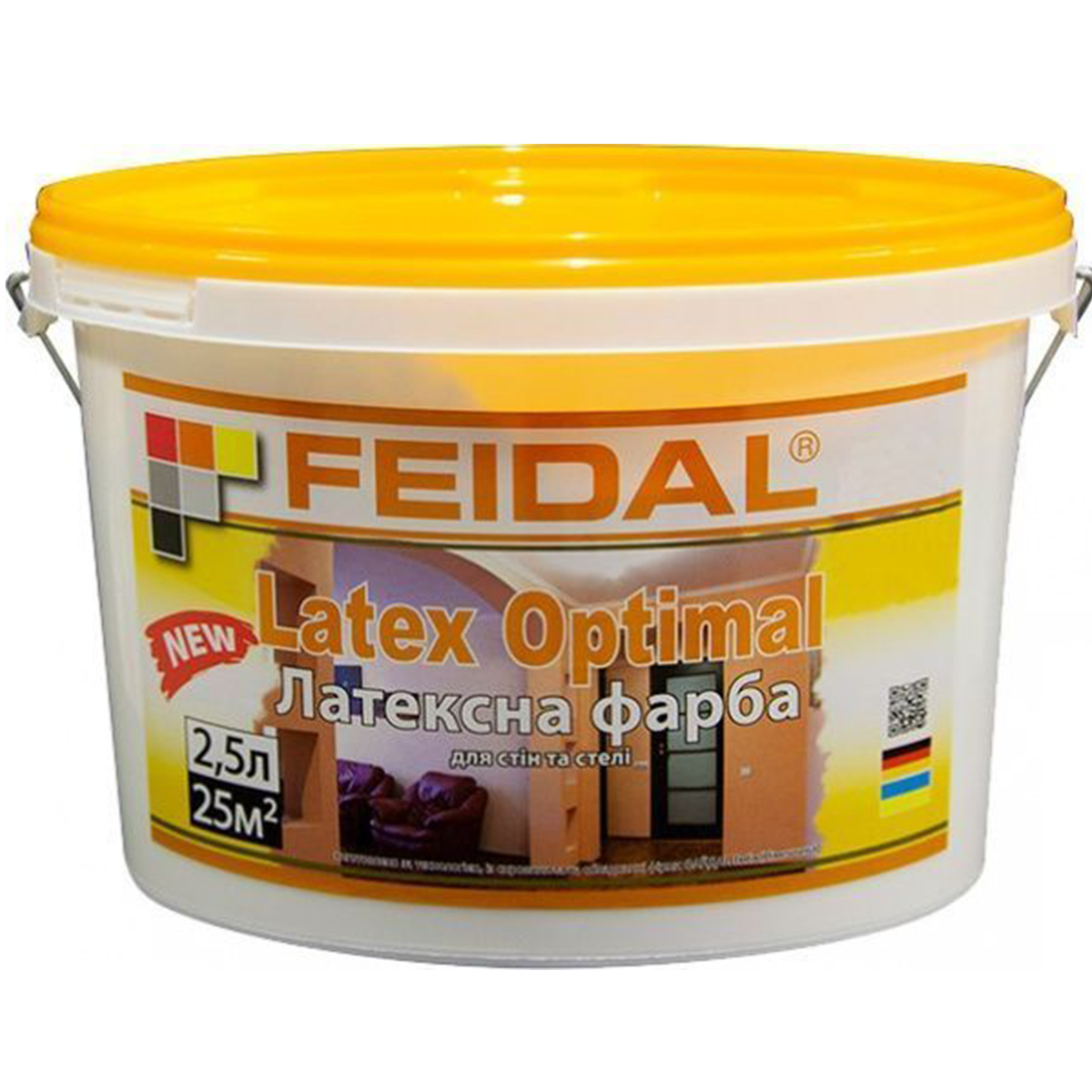 Фарба латексна Feidal Latex Optimal 2,5 л Тонована (27581843)