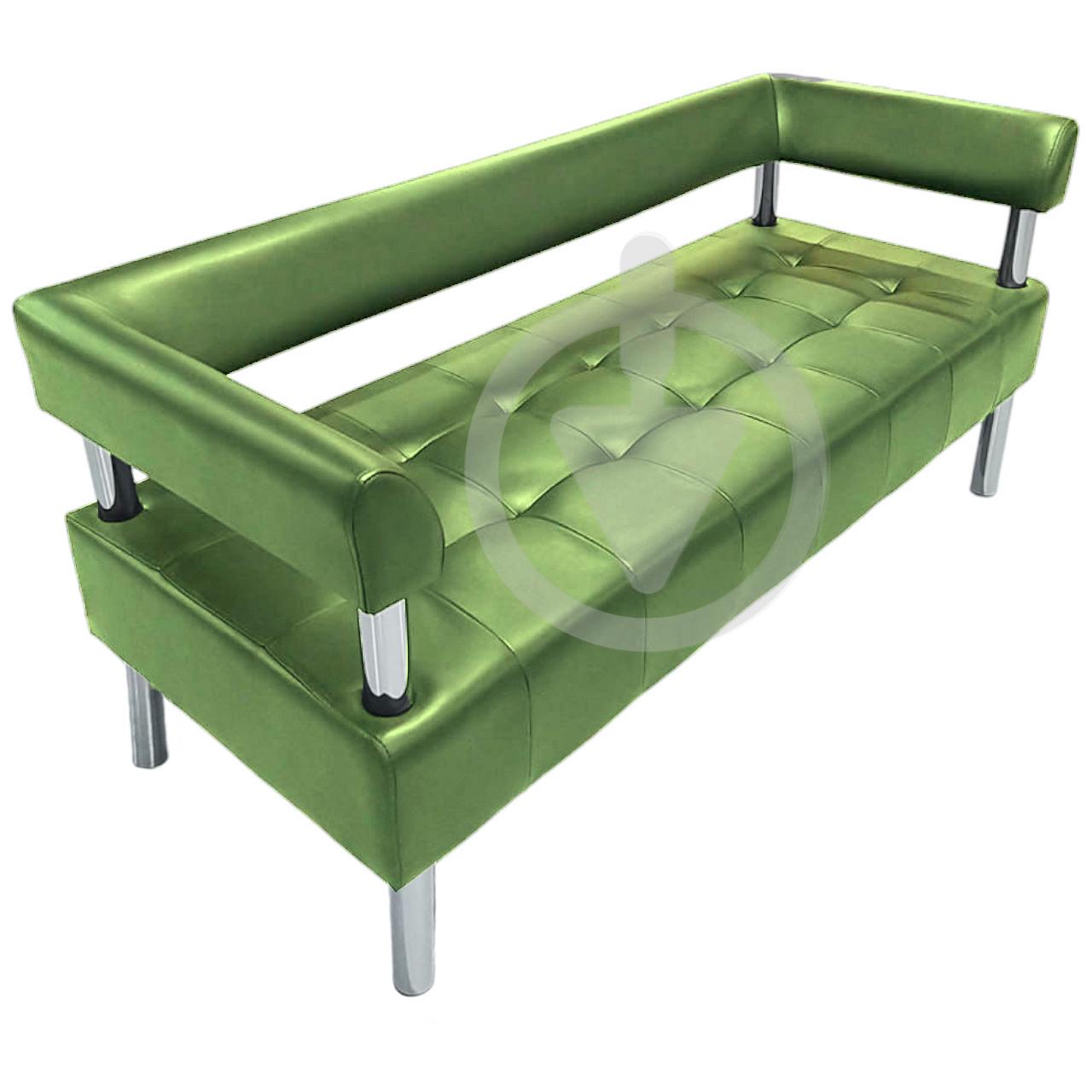 Диван офісний з підлокітниками AVVS для очікування/приймальної 150 см Світло-оливковий (podlokotnik-proshit-75x150-lol) - фото 1 Диван офісний з підлокітниками AVVS для очікування/приймальної 150 см Світло-оливковий (podlokotnik-proshit-75x150-lol) - фото 1