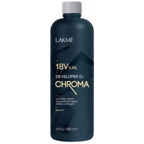 Крем-окислитель Lakme Chroma Developer 18 Vol 5,4% 1000 мл Крем-окислитель Lakme Chroma Developer 18 Vol 5,4% 1000 мл