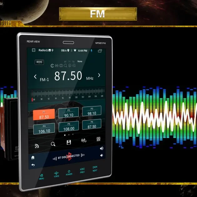 Автомагнітола Tesla Style з великим сенсорним екраном 2Din 9,5'' Bluetooth пульт (7577) - фото 9 Автомагнітола Tesla Style з великим сенсорним екраном 2Din 9,5'' Bluetooth пульт (7577) - фото 9