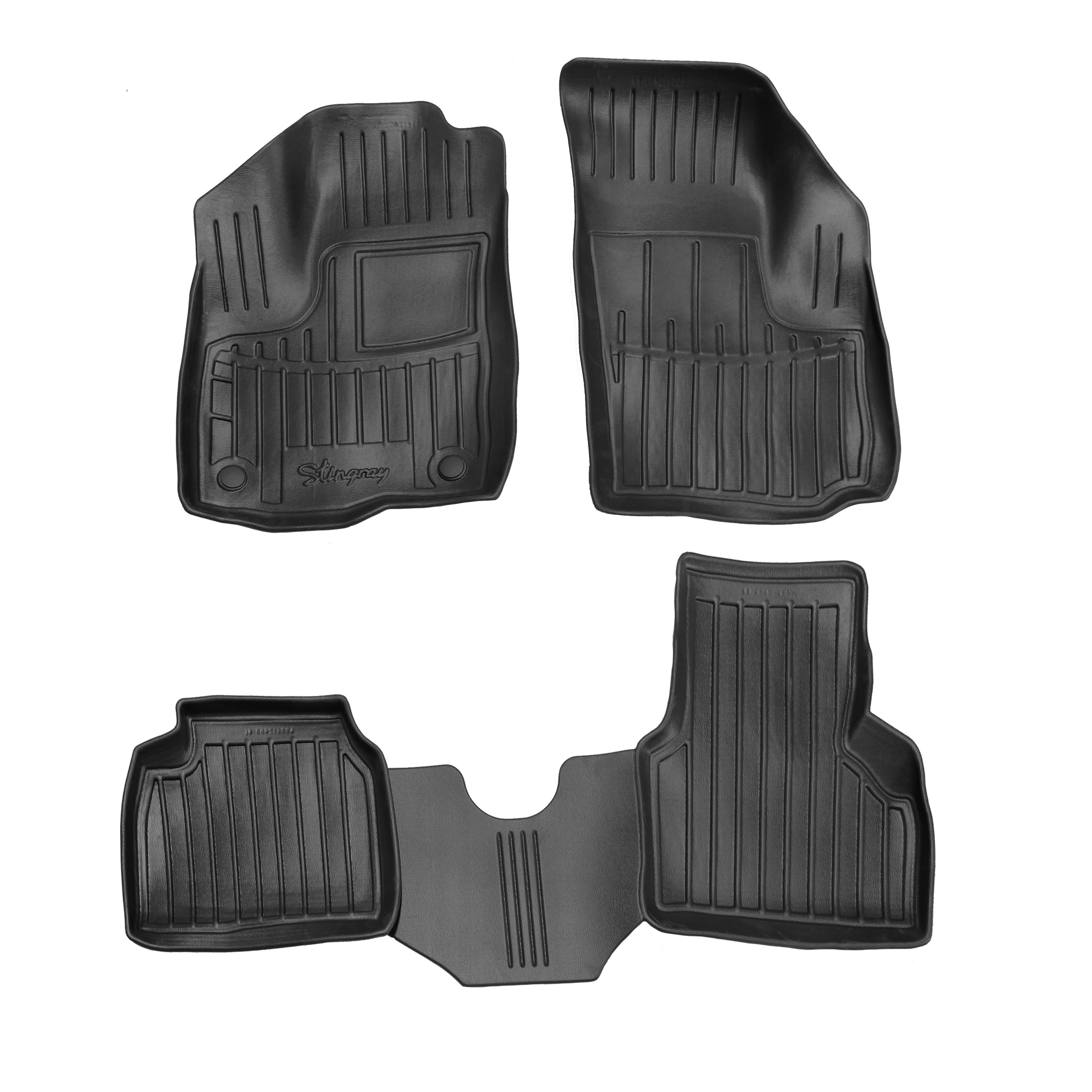 Коврики Stingray 3D для Fiat Doblo I 2005-2010 рр. полиуретан 4 шт. Черный (158237)