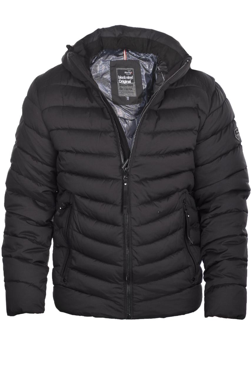 Куртка зимова чоловіча Black Vinyl 24-C20-1697C р. 50 Чорний (24-C20-1697C_43_50) - фото 1 Куртка зимова чоловіча Black Vinyl 24-C20-1697C р. 50 Чорний (24-C20-1697C_43_50) - фото 1
