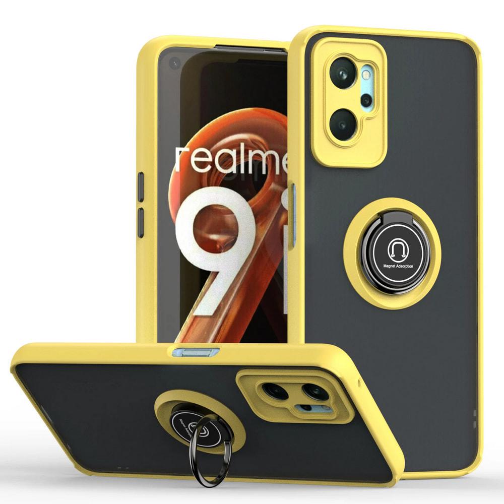 Защитный чехол MatteLuxe Realme 9i (с кольцом) Yellow (34080-0A)