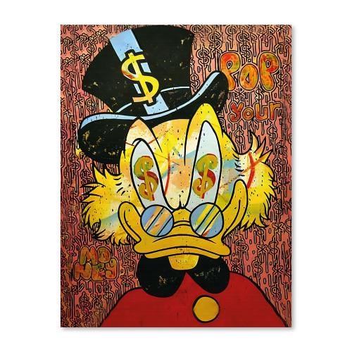 Картина Жадный Скрудж 75x100 см (P0449)