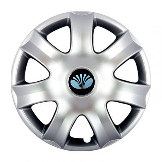 Автомобильные колпаки SKS 223 R14 с логотипом Daewoo 4 шт. Серебристый