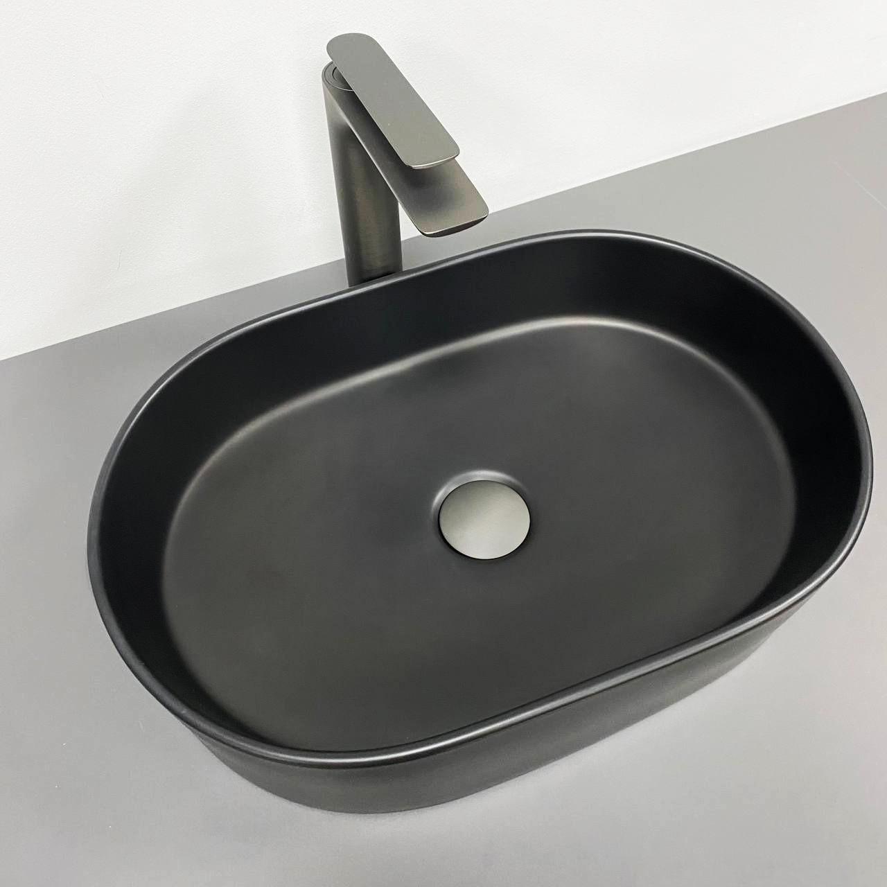 Умивальник накладний VBI VERONA 50 Black Matt (2808389745)