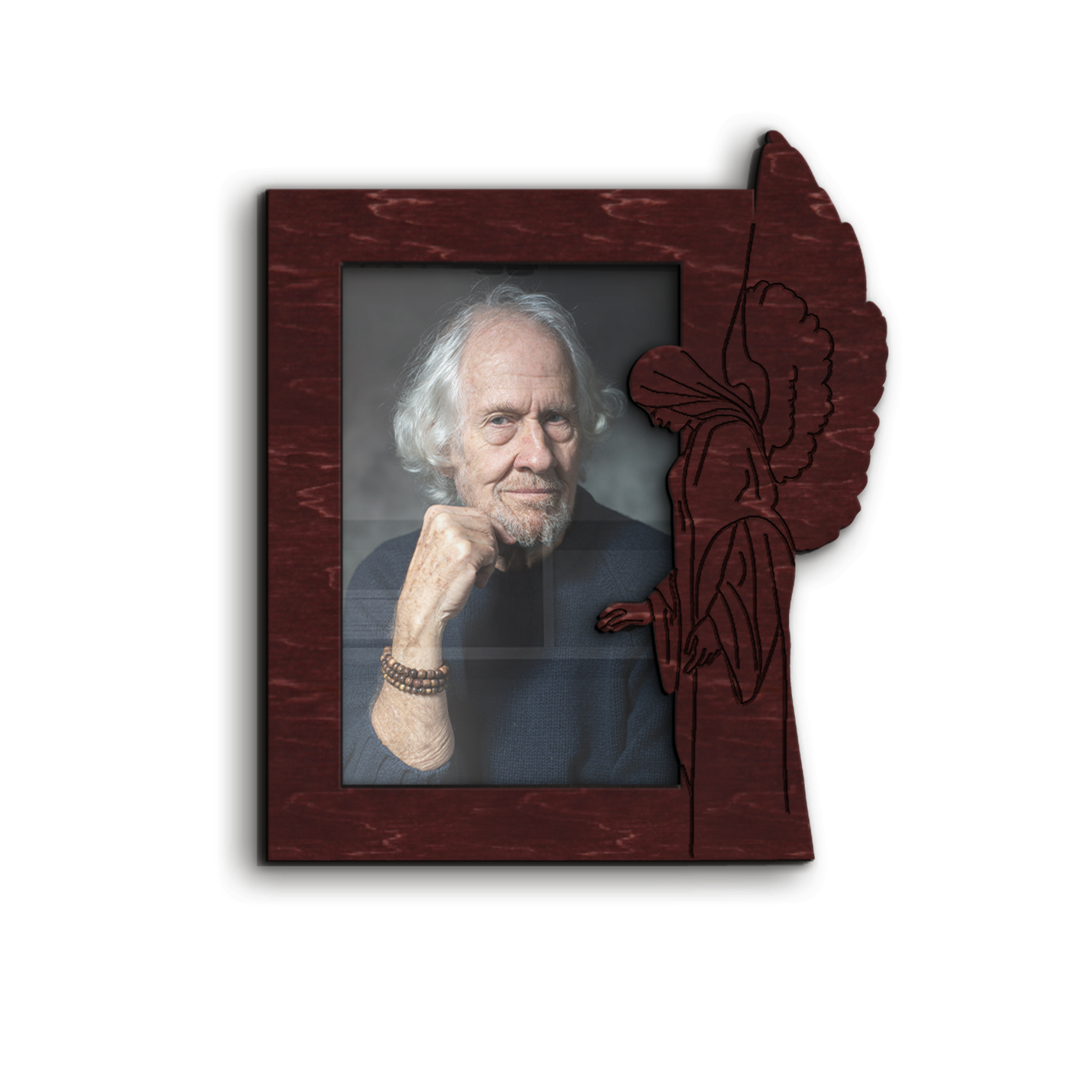 Фоторамка меморіальна The Frame Depot з гравіюванням ангела Бордовий (memorial_4x6_frame-3) - фото 1 Фоторамка меморіальна The Frame Depot з гравіюванням ангела Бордовий (memorial_4x6_frame-3) - фото 1