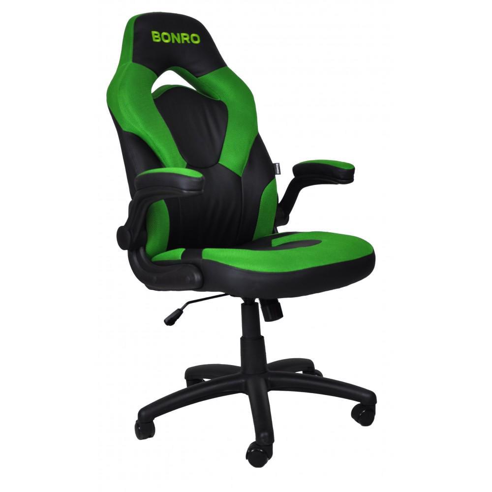 Кресло геймерское Bonro B-office 2 Зеленый (40800025)