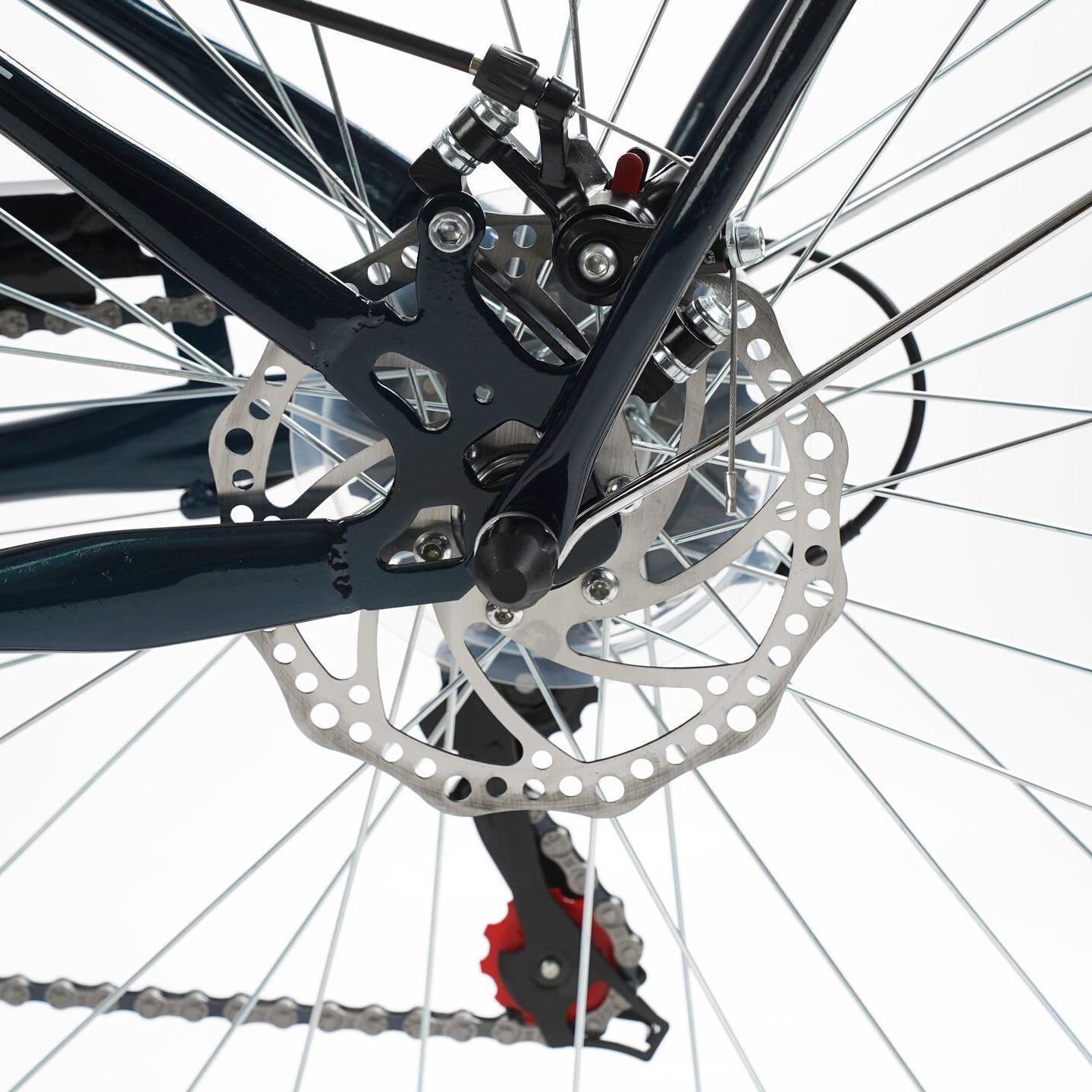 Велосипед міський Corso Polaris з кошиком та багажником рама 16,5"/26" Синій - фото 7 Велосипед міський Corso Polaris з кошиком та багажником рама 16,5"/26" Синій - фото 7