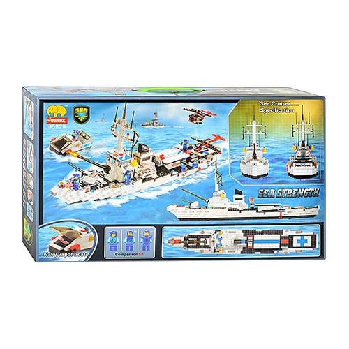 Конструктор JUBILUX J 5629 військовий корабель 778 дет. пластик Різнокольоровий (147-132-BOC002346)