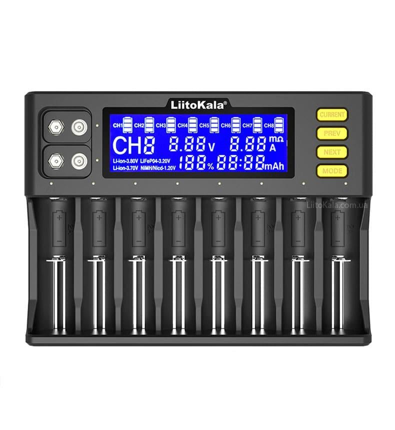 Зарядное устройство для аккумуляторов LiitoKala Lii-S8 Black