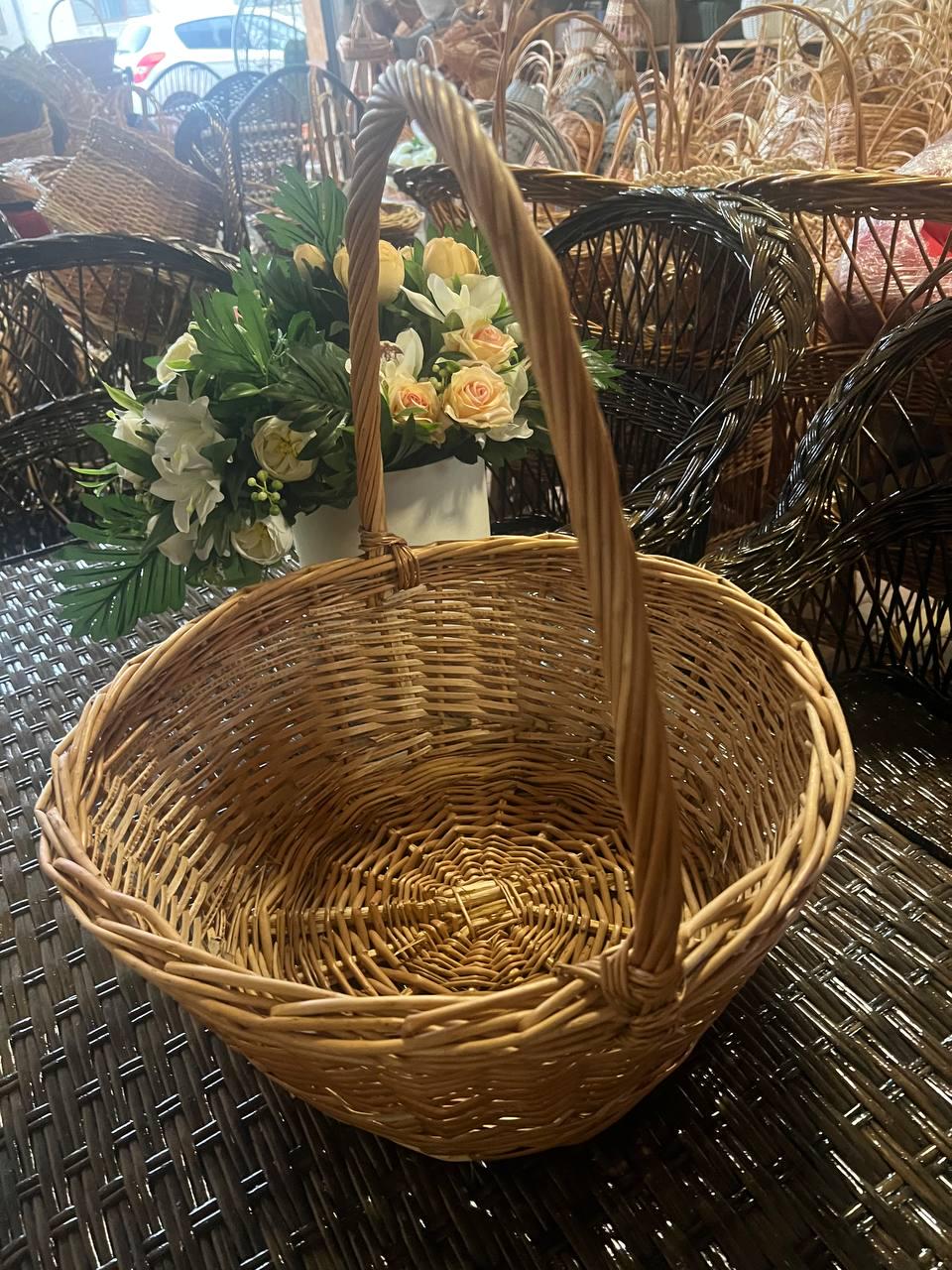 Корзина из лозы на подарки Сімейний Затишок (29756730) - фото 5 Корзина из лозы на подарки Сімейний Затишок (29756730) - фото 5