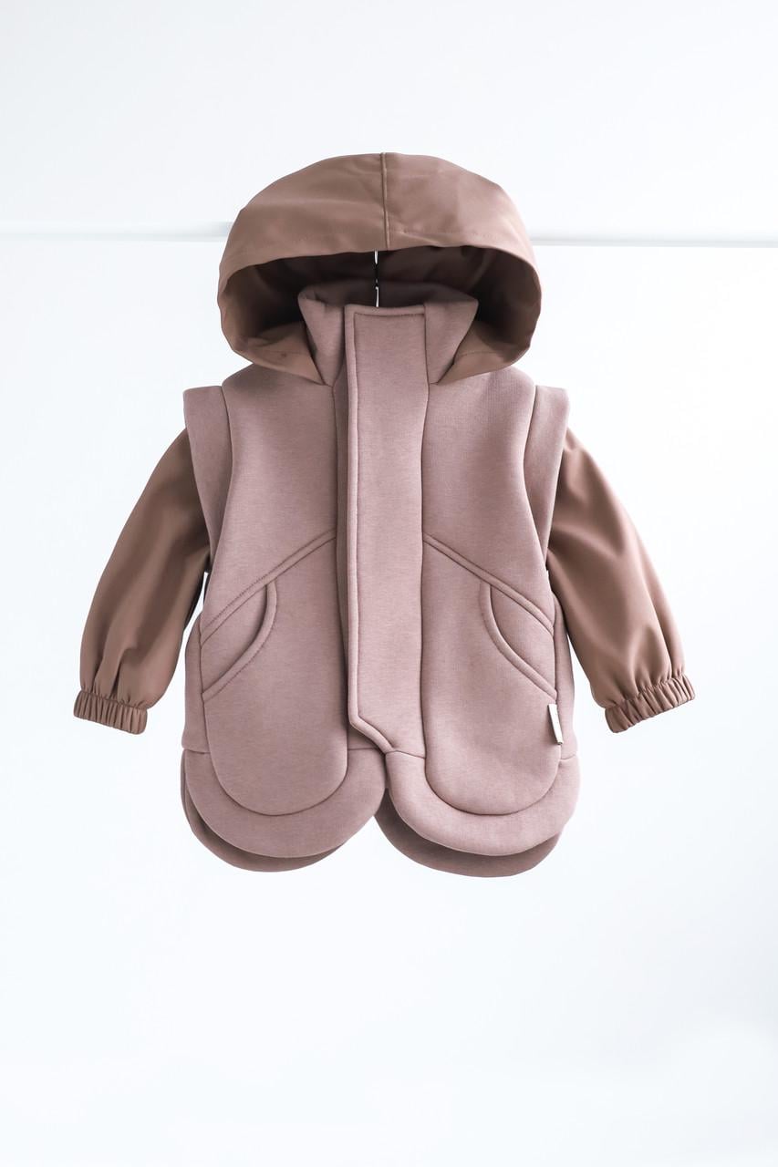 Куртка-вітровка дитяча Mag Baby Nail 104 см 3-4 роки Коричневий (2952922445)