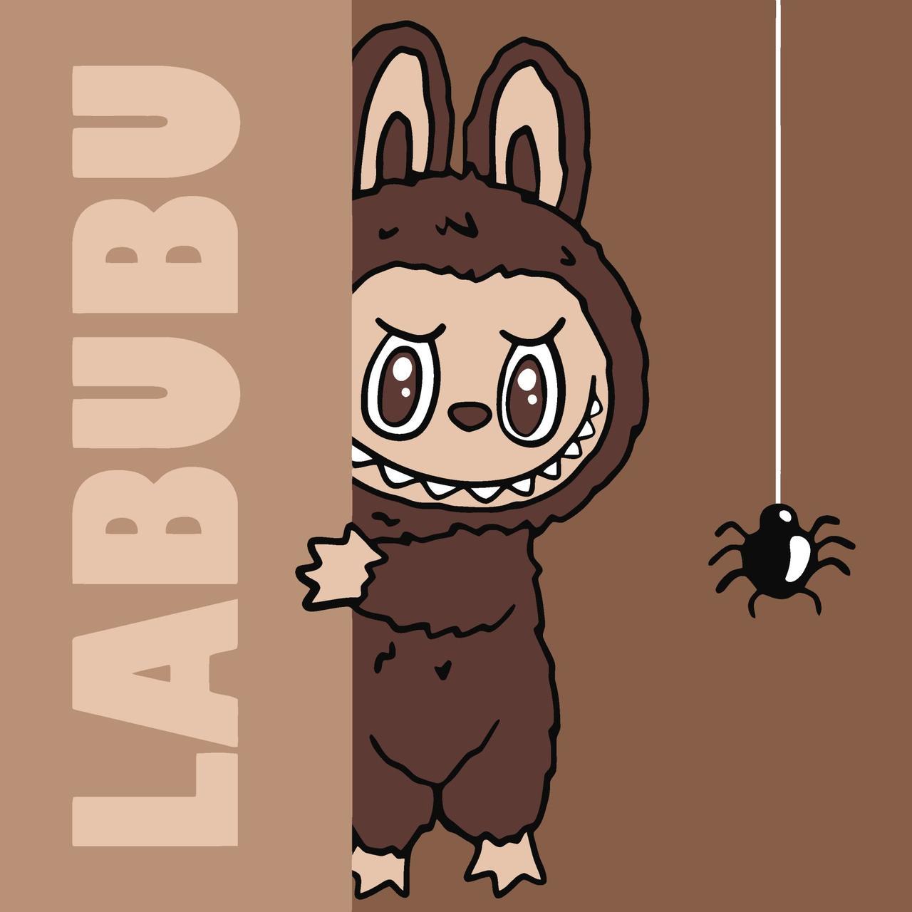 Картина за номерами Ideyka для дітей Хованки Лабубу в термопакеті 25х25 см (2867219024)