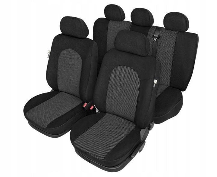 Авточехлы из автоткани Kegel-Blazusiak ATLANTIC для Renault SANDERO 2020- темный (RE12684)