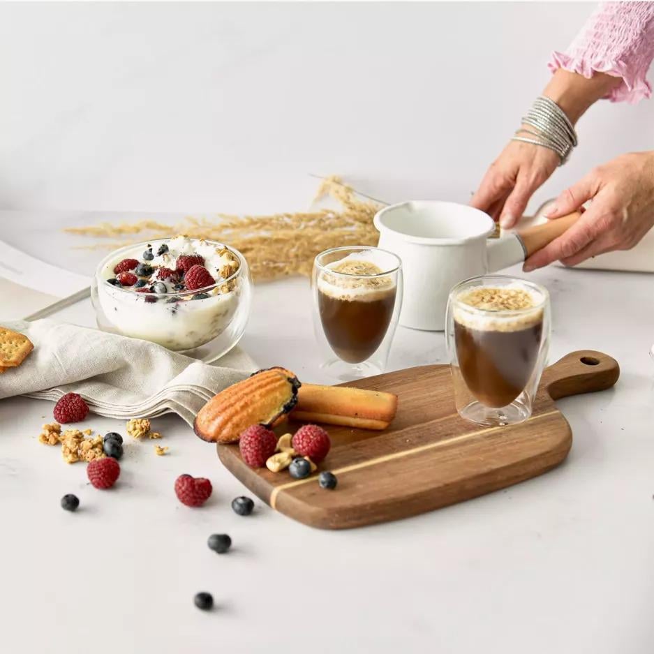 Набор стаканов DUKA LISE с двойными стенками 130 мл 2 шт. Прозрачный (1212397) - фото 3 Набор стаканов DUKA LISE с двойными стенками 130 мл 2 шт. Прозрачный (1212397) - фото 3