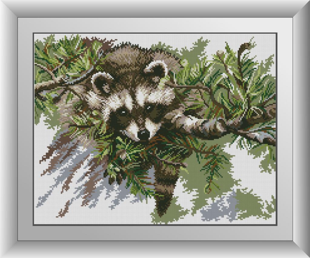 Алмазная мозаика Dream Art Енот 38x48 см (DA.30529)