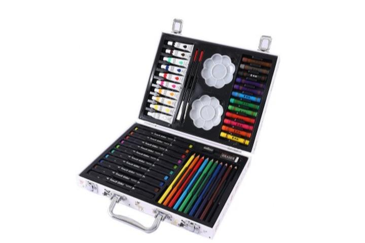 Набір для творчості дитячий художній в алюмінієвій валізі на 68 предметів для малювання - фото 4 Набір для творчості дитячий художній в алюмінієвій валізі на 68 предметів для малювання - фото 4