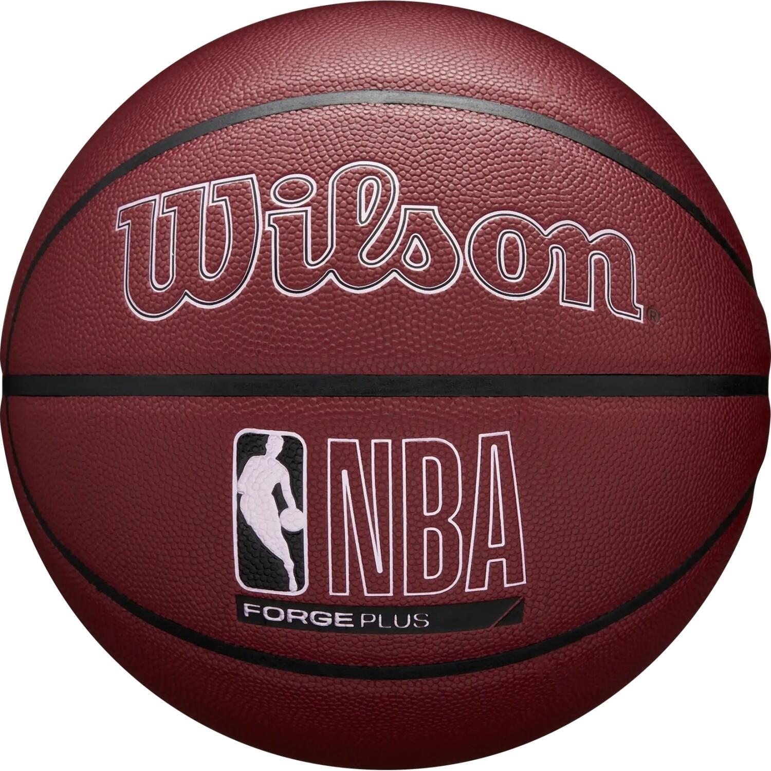 Баскетбольный мяч Wilson NBA FORGE PLUS Maroon р. 7 Бордовый (WZ2016802XB7)