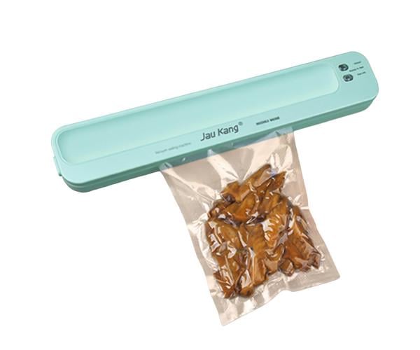 Вакууматор бытовой JAU KANG ZKFK-003 90W с индикатором и пакетами Turquoise (32164)