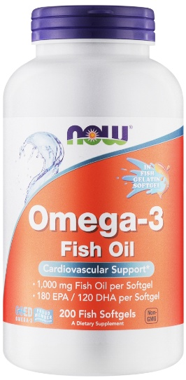 Жирные кислоты Омега 3 Now Foods Omega-3 Fish Oil 1000 мг 180/120 200 рыбных софтгелей Жирные кислоты Омега 3 Now Foods Omega-3 Fish Oil 1000 мг 180/120 200 рыбных софтгелей