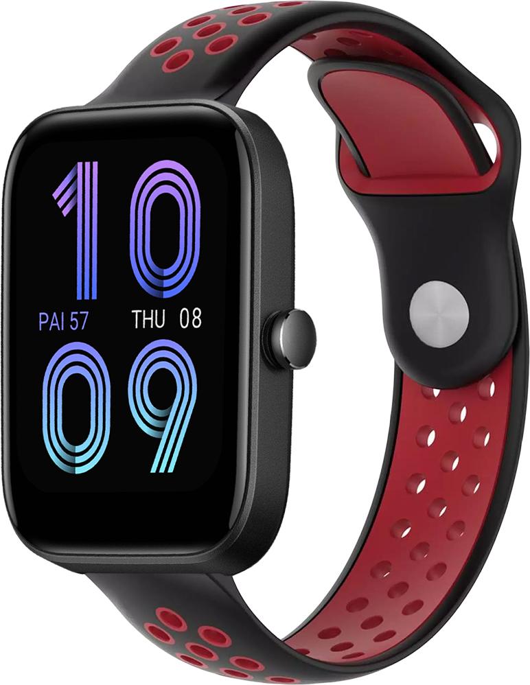 Ремешок Sport для Amazfit Bip 3 Black/Red (27995-44) Ремешок Sport для Amazfit Bip 3 Black/Red (27995-44)