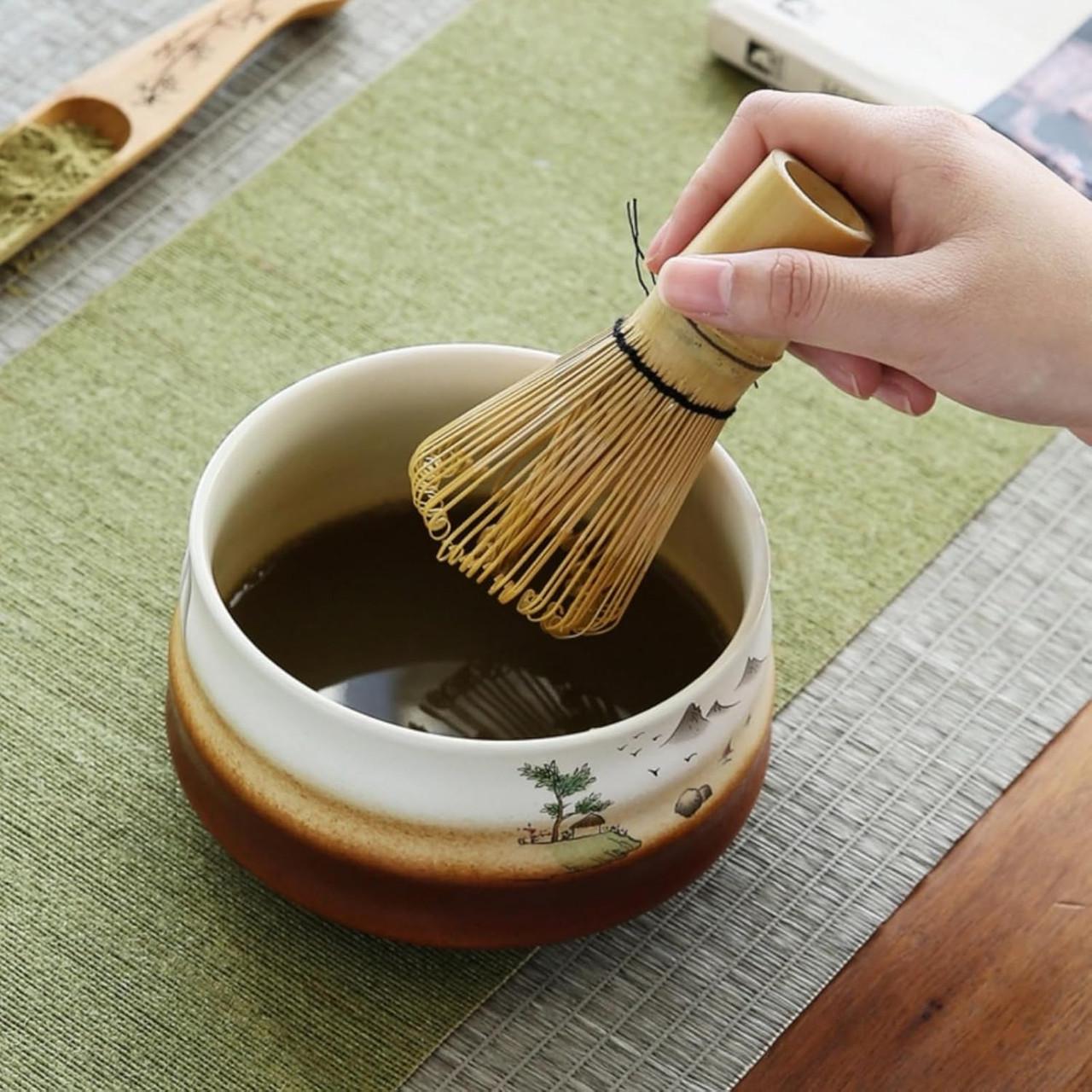 Набір аксесуарів для приготування матча чаю Japanese Landscape 4 предметів (JP2) - фото 6 Набір аксесуарів для приготування матча чаю Japanese Landscape 4 предметів (JP2) - фото 6