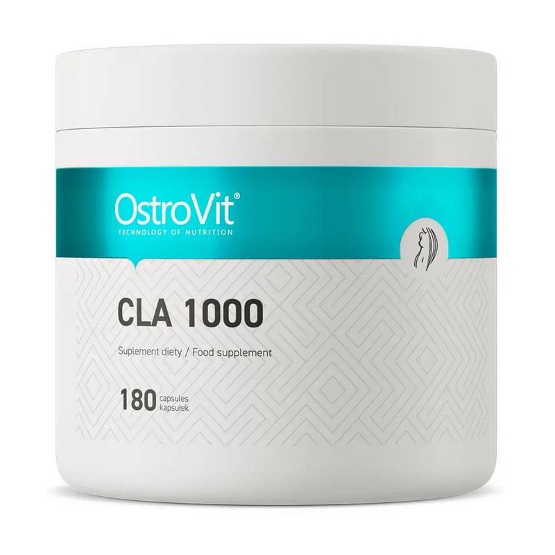 Кон'югована лінолева кислота 80% OstroVit CLA 1000 180 капс.