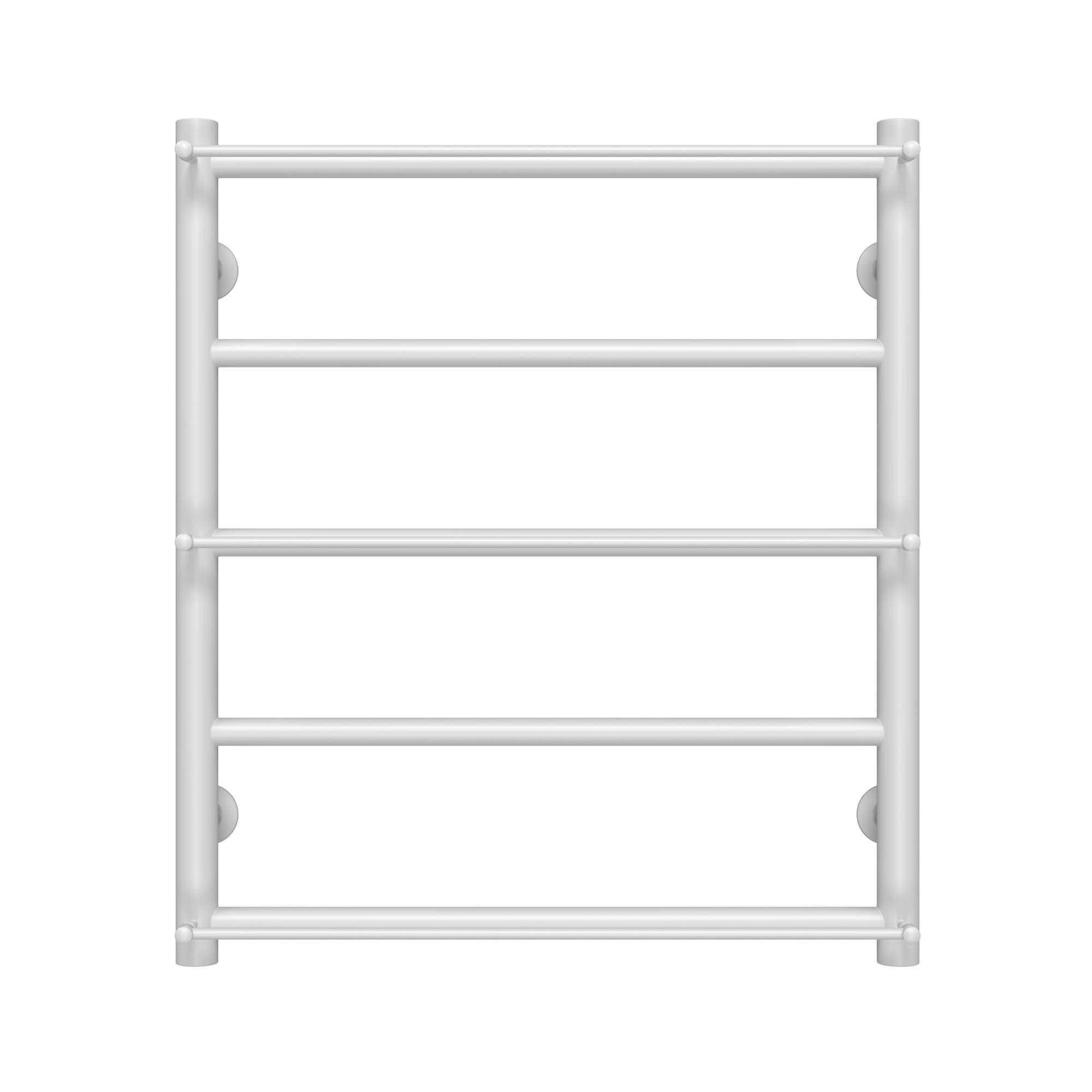 Полотенцесушитель водяной Deffi Ladder П5 боковое правое подключение нержавеющая сталь 500х600 мм Белый (C.LK.60.50.5.W.C)