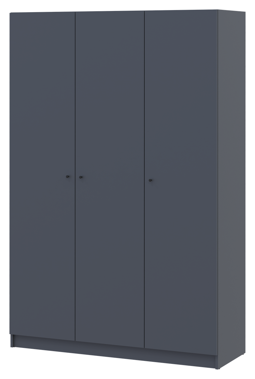 Шкаф для одежды Doros Промо 3 ДСП 135х48х204 см Графит (44900233)