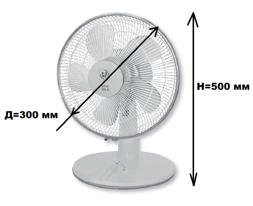 Вентилятор настольный Soler&Palau ARTIC-305 N GR - фото 2