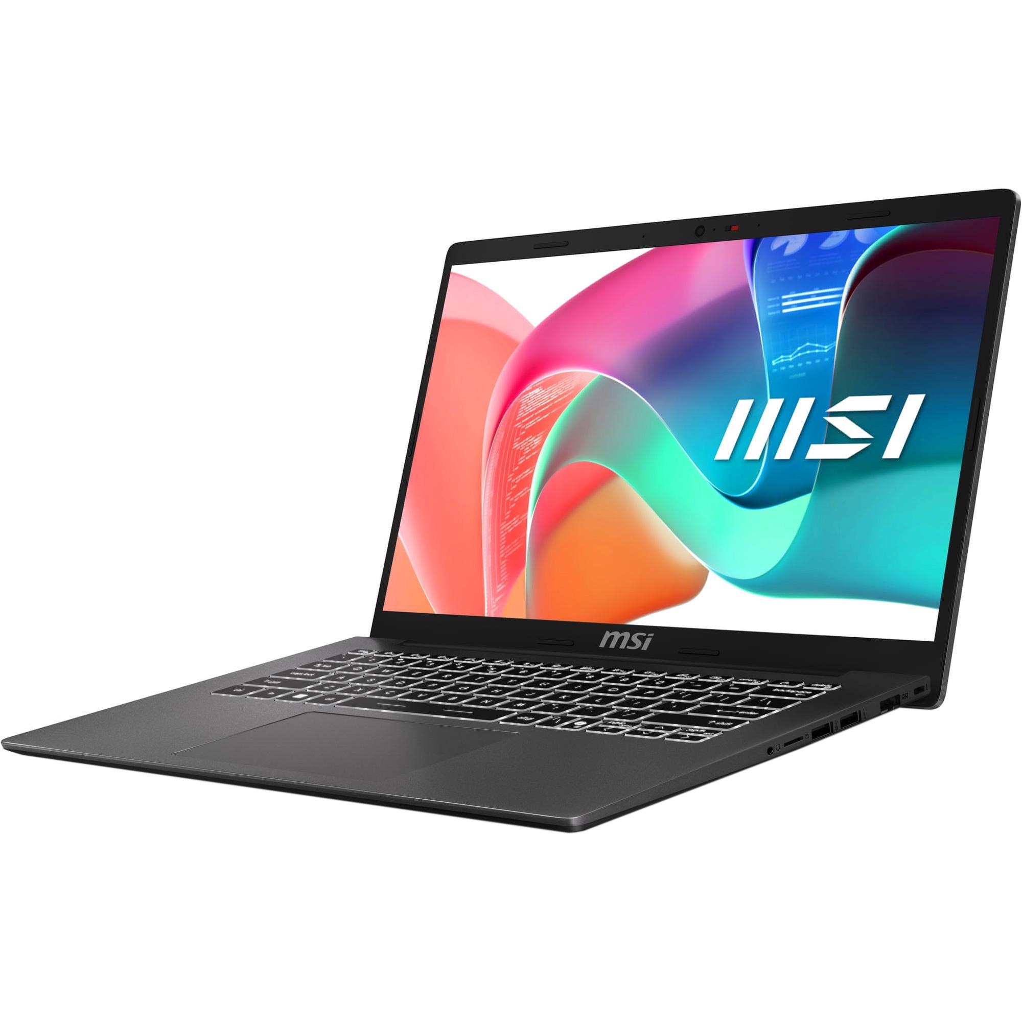 Ноутбук MSI Modern 14 F13MG-217XUA i3-1315U 16/512 ГБ 14" Platium Gray (9S7-14S121-217) - фото 2 Ноутбук MSI Modern 14 F13MG-217XUA i3-1315U 16/512 ГБ 14" Platium Gray (9S7-14S121-217) - фото 2