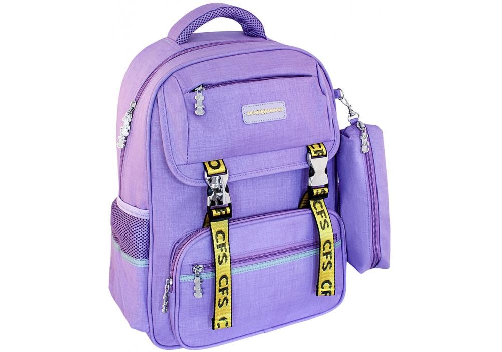 Рюкзак школьный Cool For School Style 41x32x15 см 16-25 л Фиолетовый (CF86536)