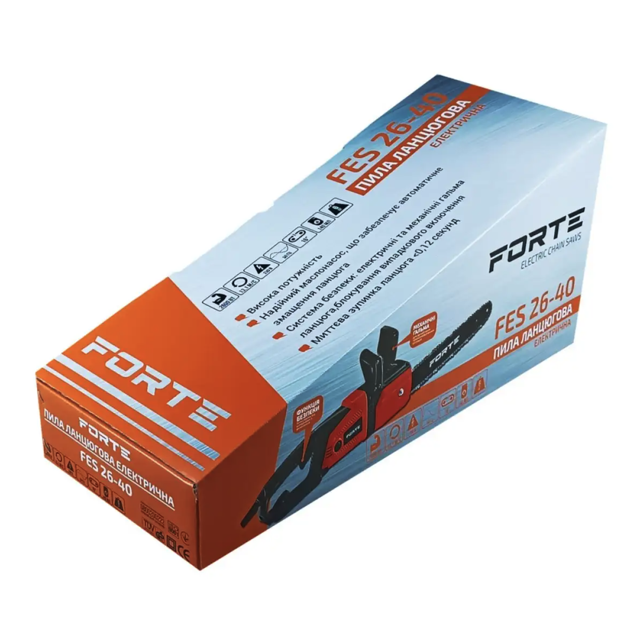 Электропила цепная Forte FES26-40 - фото 7 Электропила цепная Forte FES26-40 - фото 7
