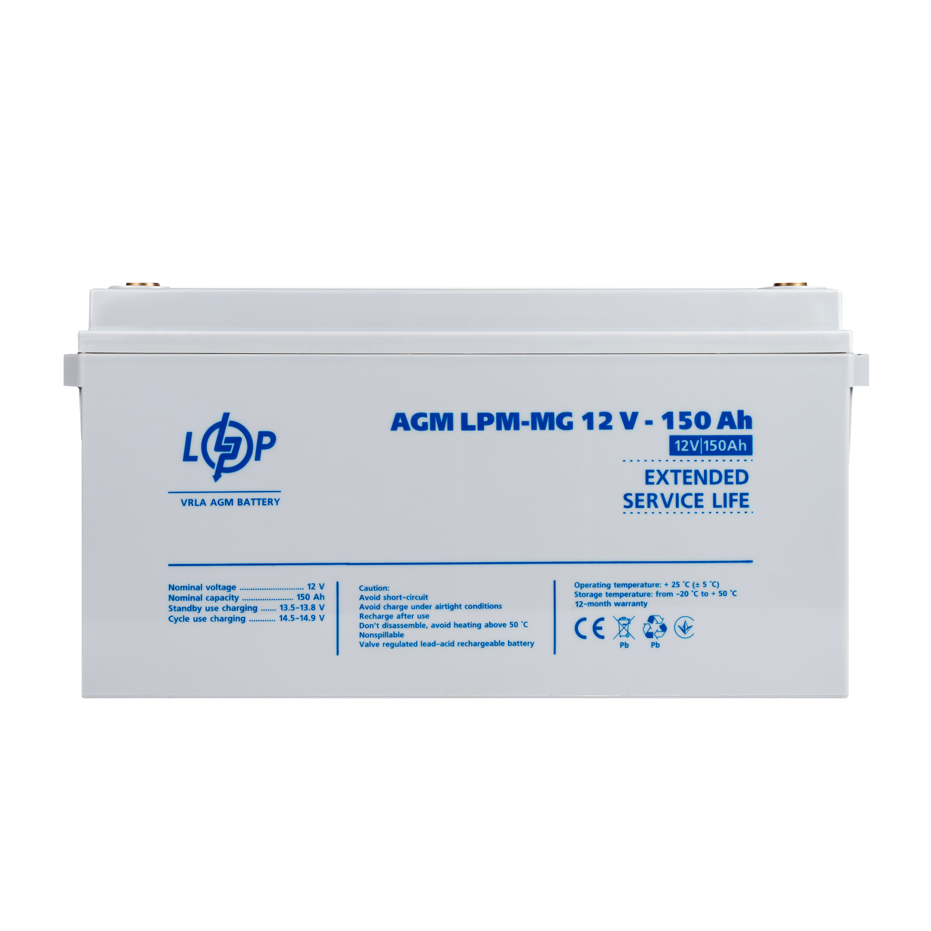 Аккумулятор мультигелевый LPM-MG 12V-150 Ah