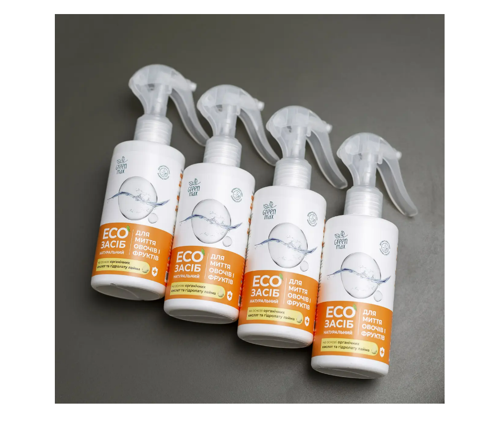 EКОзасіб для миття овочів і фруктів Green Max 200 мл (1837711201) - фото 3 EКОзасіб для миття овочів і фруктів Green Max 200 мл (1837711201) - фото 3