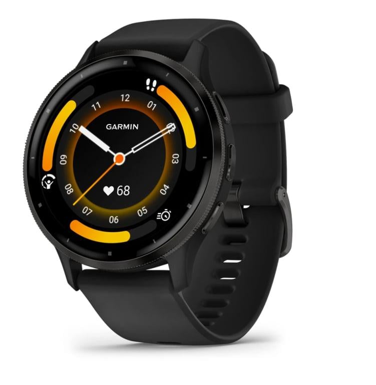 Смарт-годинник Garmin Venu 3 Slate Stainless Steel Bezel with Black Case and Silicone Band (010-02784-01/51/41) Смарт-годинник Garmin Venu 3 Slate Stainless Steel Bezel with Black Case and Silicone Band (010-02784-01/51/41)