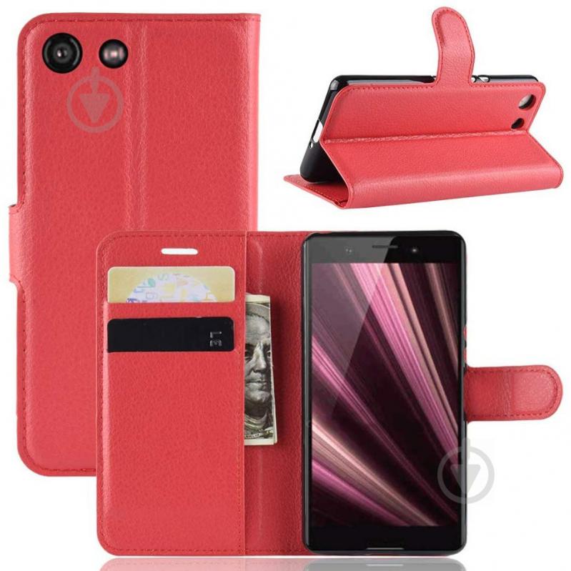 Чохол-книжка Litchie Wallet Sony Xperia Ace / XZ4 Compact Red (hub_qhqd37970) - фото 2