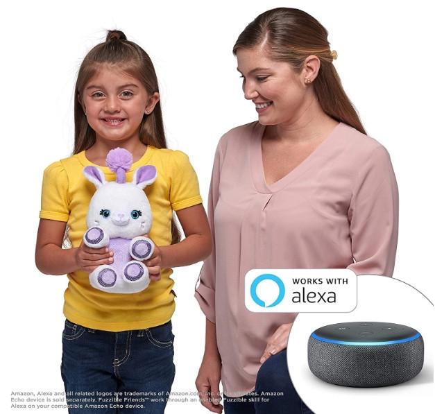 Игрушка Fuzzible Friends Fluff The Bunny плюшевая световая - фото 4 Игрушка Fuzzible Friends Fluff The Bunny плюшевая световая - фото 4