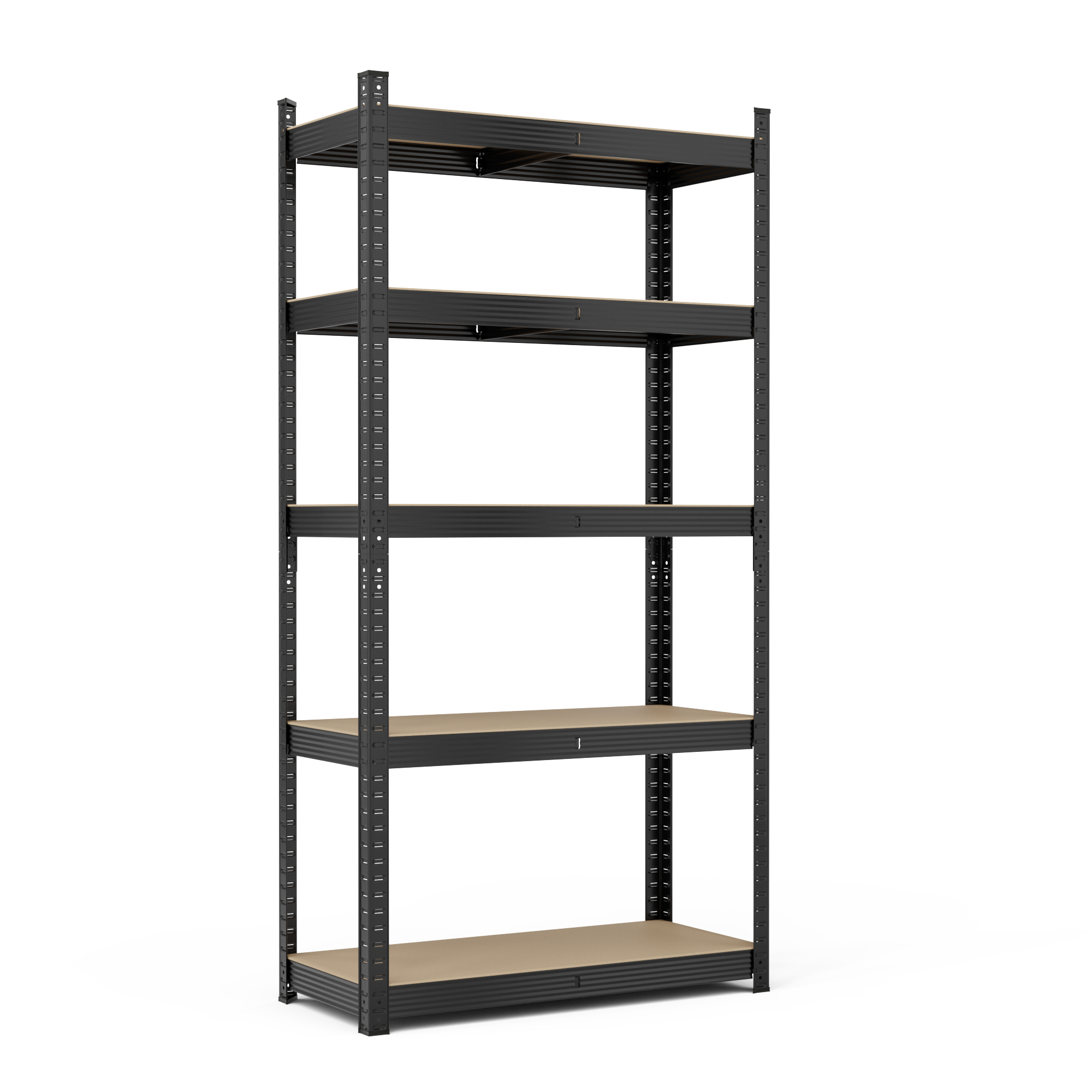 Стеллаж металлический StahlPro 1800x900x400 мм 5 полок МДФ Черный Стеллаж металлический StahlPro 1800x900x400 мм 5 полок МДФ Черный