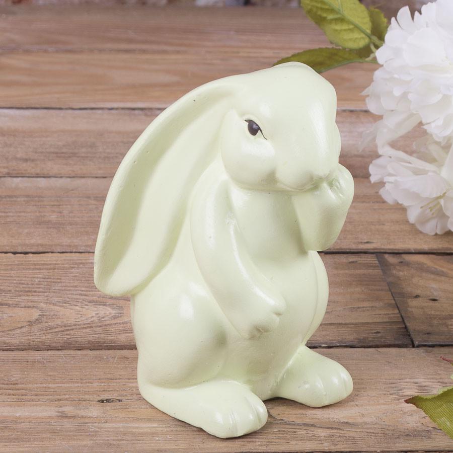 Статуэтка Зайчик сидячий Зеленый (1763-1)