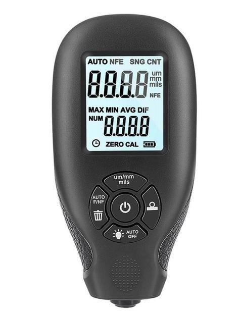 Товщиномір фарби цифровий iCar 0-2000 мкм Fe и Nfe Чорний (Е051219) Товщиномір фарби цифровий iCar 0-2000 мкм Fe и Nfe Чорний (Е051219)