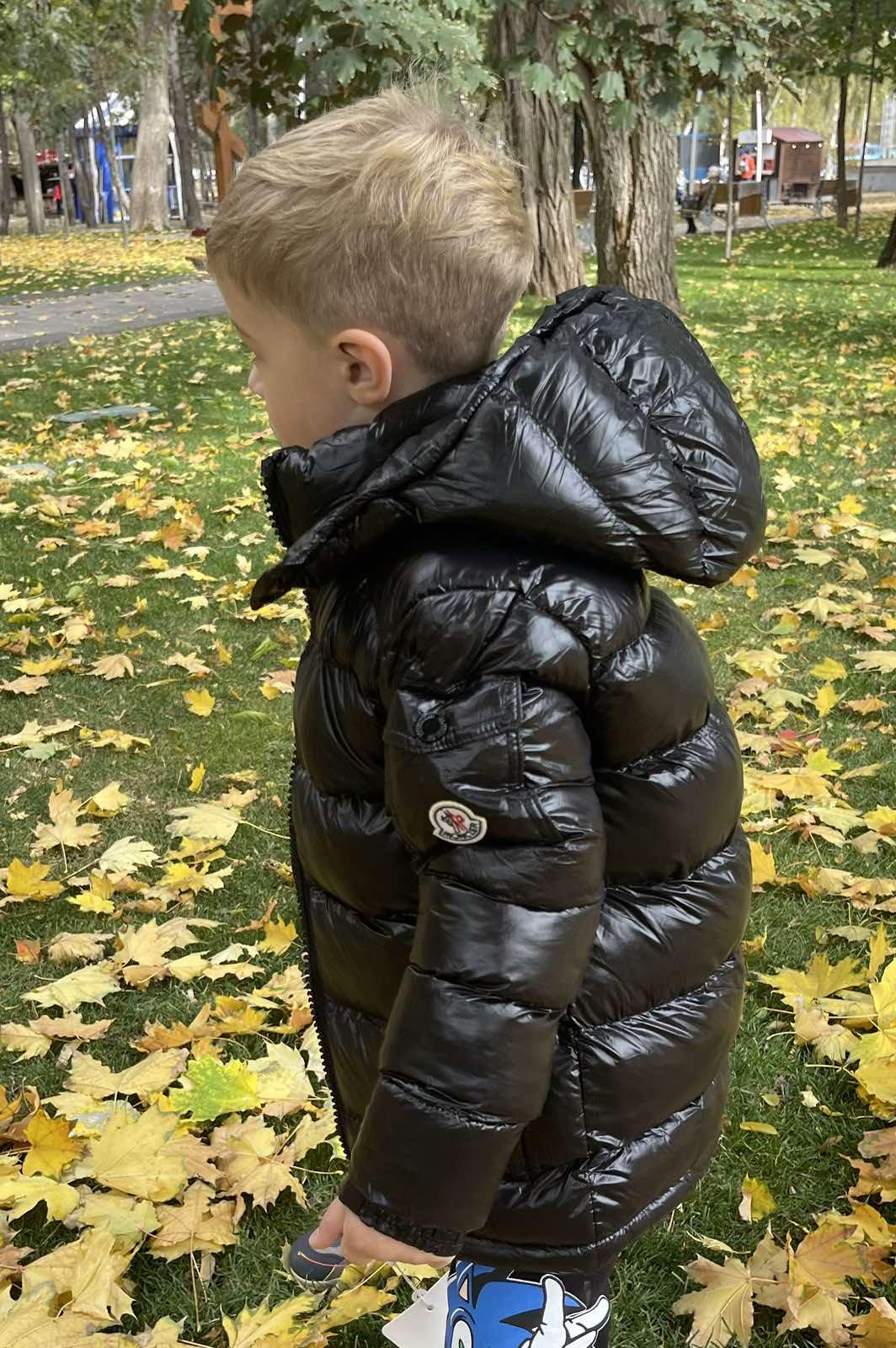 Куртка детская Moncler 110-116 см Черный (29871253) - фото 7