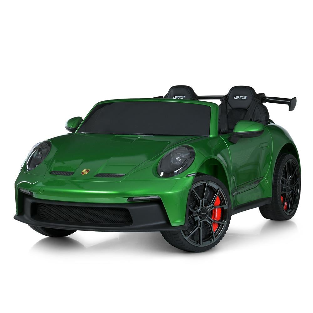 Электромобиль детский двухместный Porsche Bambi M 6111EBLRS-5 24V Зеленый (1876941748)