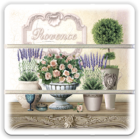 Подставка под чашку костер Прованс Букет роз 10х10 см (прк027т10х10)