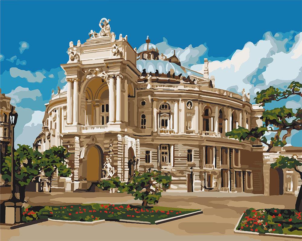 Картина по номерам Идейка "Музыкальное сердце одессы" 40х50 см (KH3566)